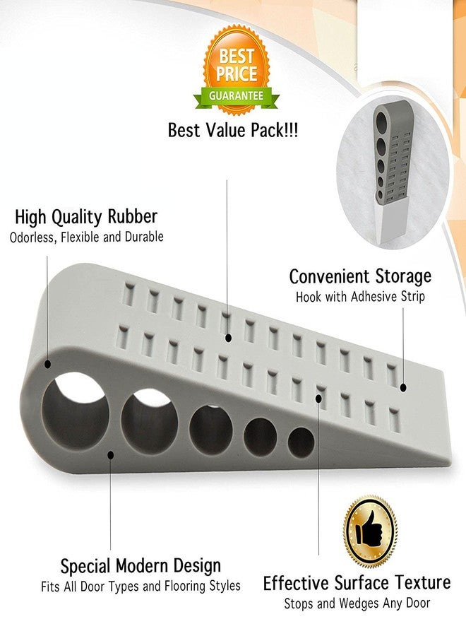STORE 2508 Store2508 Combo of Door Stopper & Wall Protector Door Bumper Guards Pack of 7 - Image 4